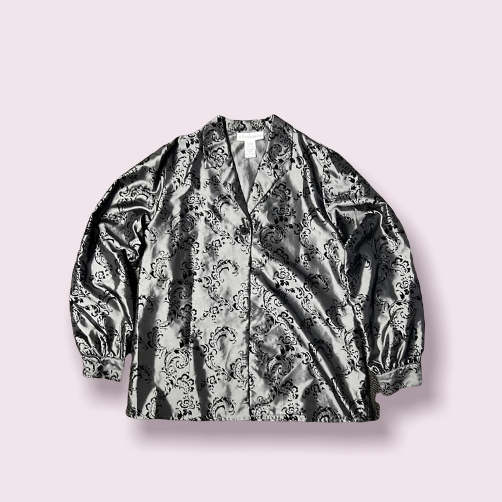 Sag Harbor Paisley Top Womens Blouse